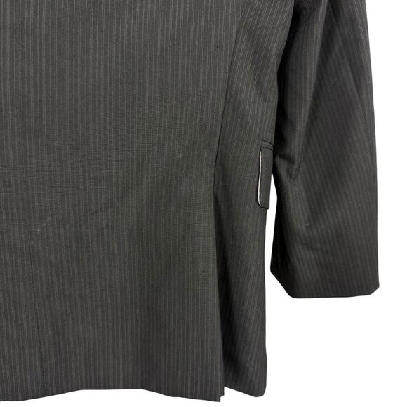 Michael Kors Boys Kids Pinstriped Suit Jacket Blazer Dressy Ring Bearer NWT sz 8 - Picture 11 of 16